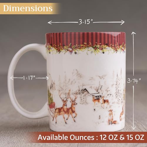Coffee Mug with Handles Tea Cups