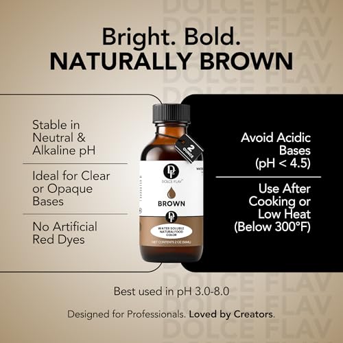 Natural Brown Food Coloring from Caramel