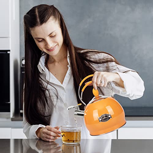 Whistling Tea Kettle Stainless Steel Teapot