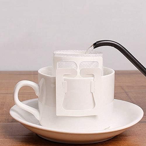 150 Pack Single Serve Pour Over Coffee Filter Bags with Hanging Ears (150 Count)