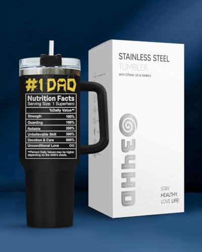 Dad Dadman Funny 40 oz Tumbler with Handle