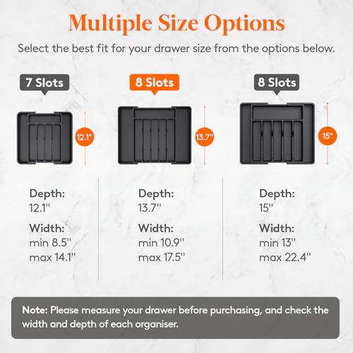 Expandable Silverware Drawer Organizer