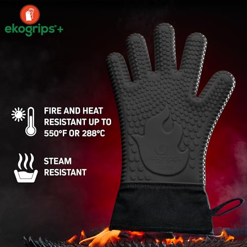 Ekogrips+ Premium Silicone Oven Mitts (2 Count)