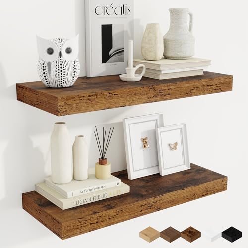 24 Inch Floating Shelves (2 Count)
