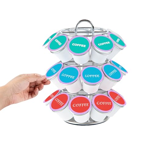 Coffee Pod Holder 6.69 x 6.69 x 8.66 Inches 27 K