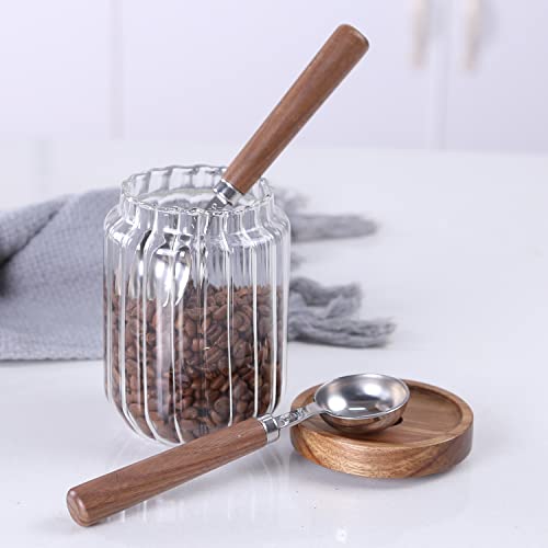 Wooden Handle Coffee Scoops (2 Count)