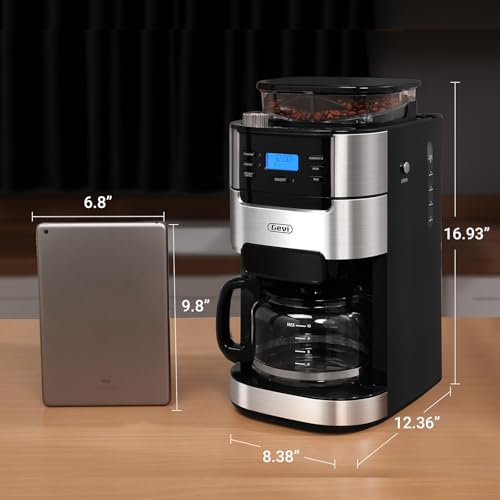 10-Cup Grind-And-Brew Drip Coffee Maker with Built-In Burr Grinder