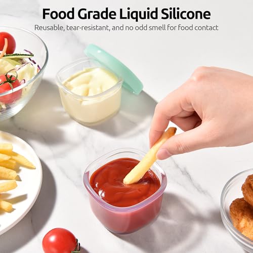 Silicone Container with Lids