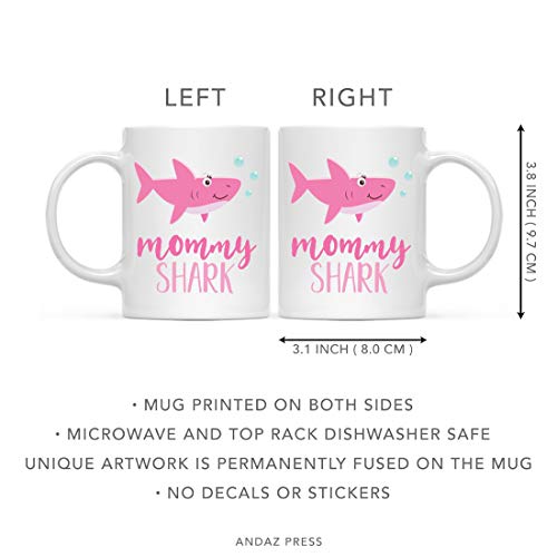 Baby Shark Lesbian Family 11oz. Coffee Mug Gift Set