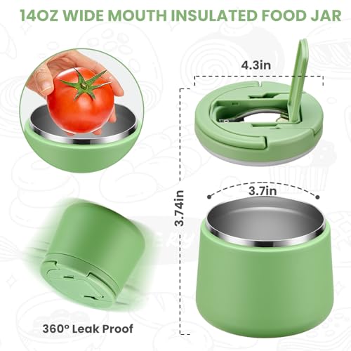 14oz Vacuum Insulated Soup Thermo for Hot Food