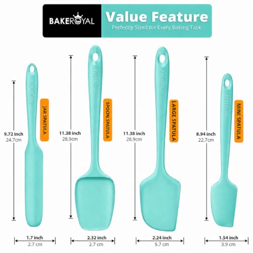 Silicone Spatula Set (4 Count)