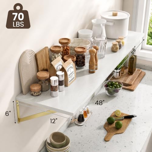 Wall Mounted Floating Shelves Set of 2 (2 Count)