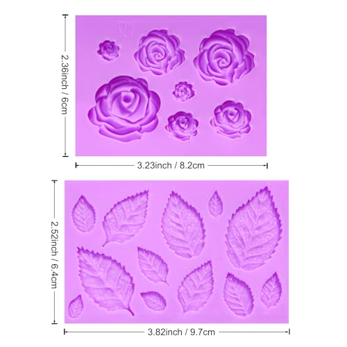 Rose Flower Fondant Molds