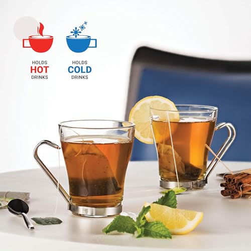 OSLO Glass Coffee Mug (4 Count)