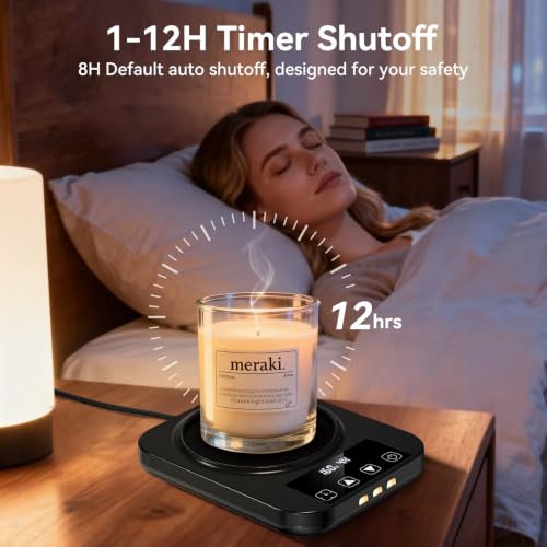 Coffee Mug Warmer & Mug Set for Desk