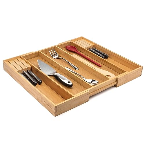 Kitchen Drawer Organizer with Knife Blocks