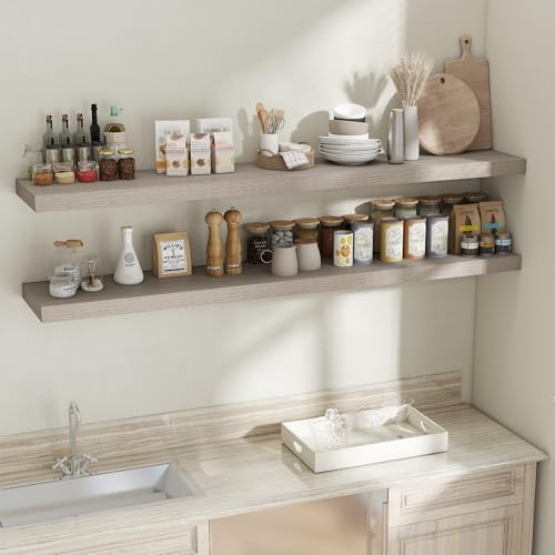72 Inch Floating Shelves (2 Count)