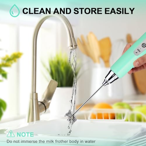 Handheld Milk Frother Wand for Coffee