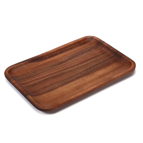 Serving Acacia Wood Valet Tray for Men Women