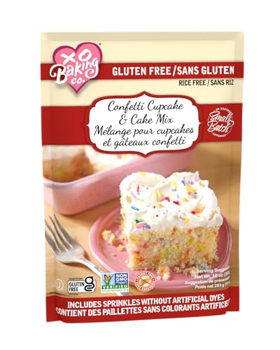 Gluten Free Small Batch Confetti Cupcake & Cake Mix (80 Ounce)