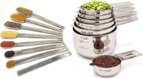 Measuring Cups and Spoons Set of 15
