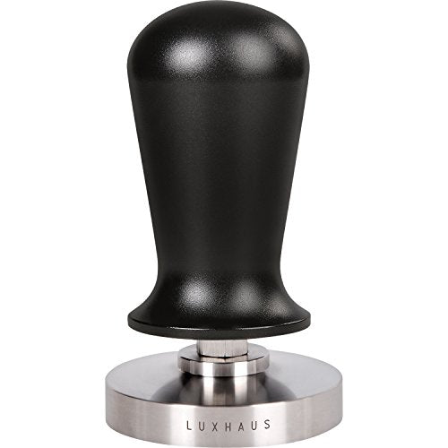 51mm Calibrated Coffee Tamper for Espresso Machine with Spring Loaded 100% Flat Stainless Steel Base