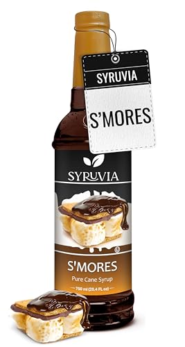 Coffee Syrup S'mores Flavored Syrup for Drinks (25.4 Fl Oz)