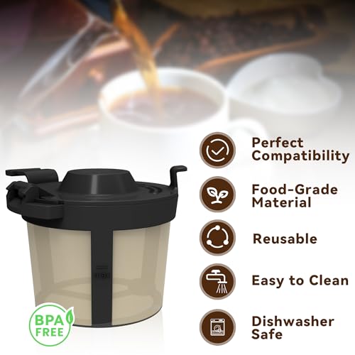 2Pcs Reusable Coffee Basket for Ninja Coffee Maker (2 Count)