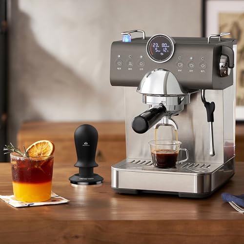 Espresso Tamper 53mm Calibrated Spring Loaded Coffee Tamper with Constant Pressure