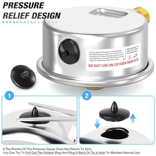 0~30Psi Stainless Steel 1