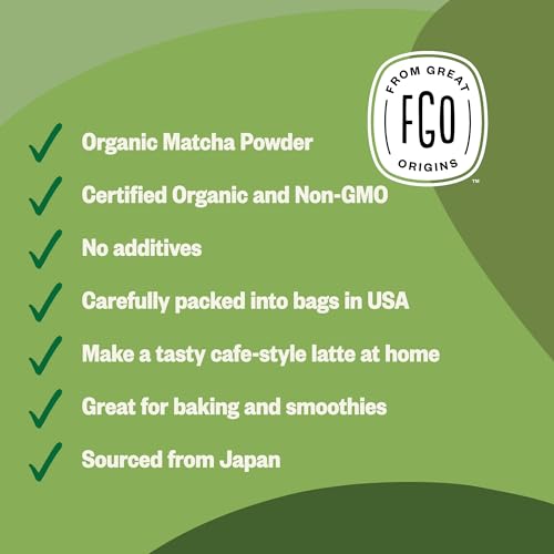 Organic Matcha Green Tea Powder (16 Ounce)