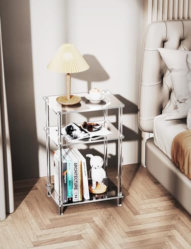 Acrylic Side Table Clear 3