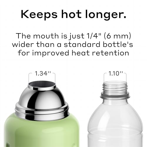 34 oz 1 Liter Stainless Steel Travel Thermo Flask for Hot and Cold Drinks