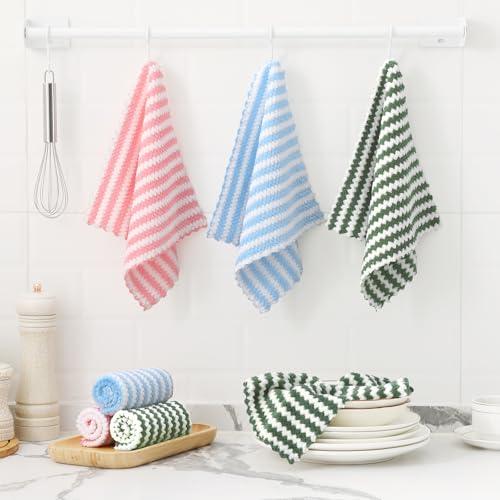18 Pack Coral Velvet Dish Cloths (18 Count)
