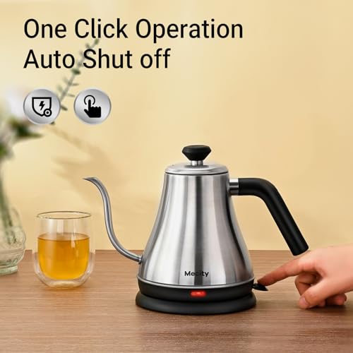 Electric Kettle Gooseneck Water Kettle Stainless Steel Tea Kettle Water Boiler Fast Heating