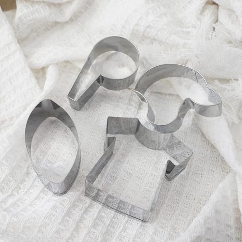Football Cookie Cutter Set of 4 (4 Count)