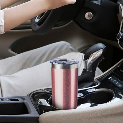 20 oz Skinny Tumbler with Lid and Straw (4 Count)