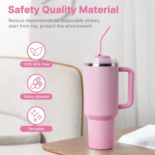 12.2" Metal Long Straw for Stanley 40 oz Cup