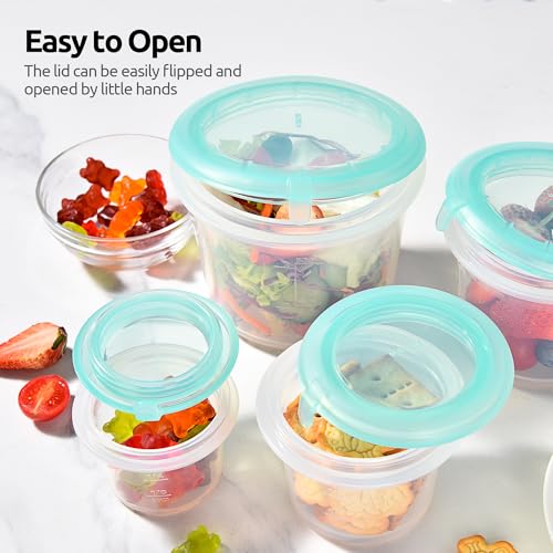 Silicone Container with Lids