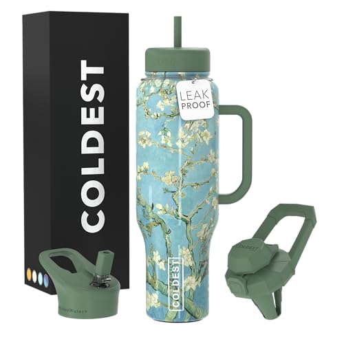 Coldest Tumbler with Handle and Straw
