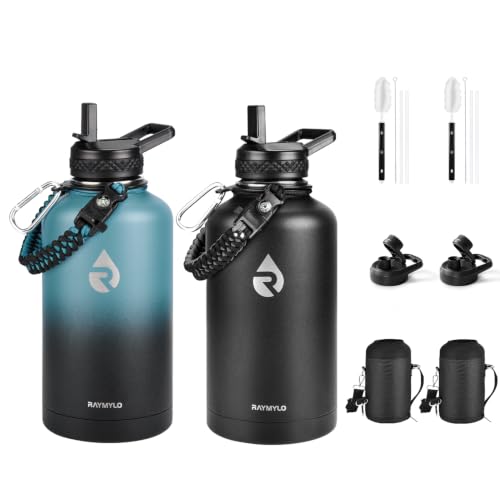 Insulated Water Bottle 64 oz (2 Count)
