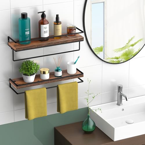Floating Shelves Wall Mounted Set of 2