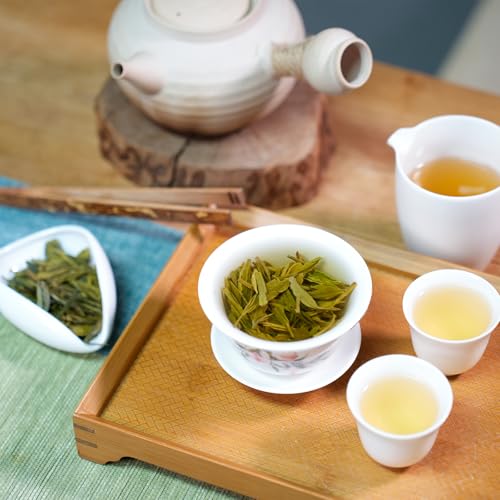 LongJing Chinese Loose Leaf Green Tea (3.5 Ounce)