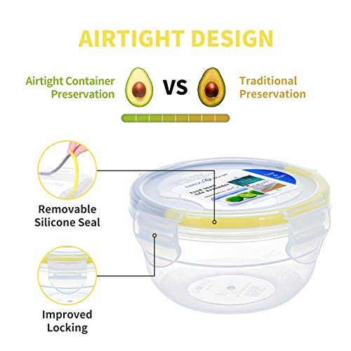 Small Round Food Storage Containers (6 Count)