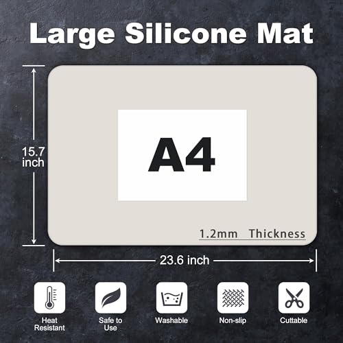 Silicone Mat for Kitchen Counter (2 Count)