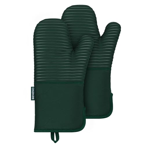 Heat Resistant 500°F Kitchen Oven Mitts 2 (2 Count)