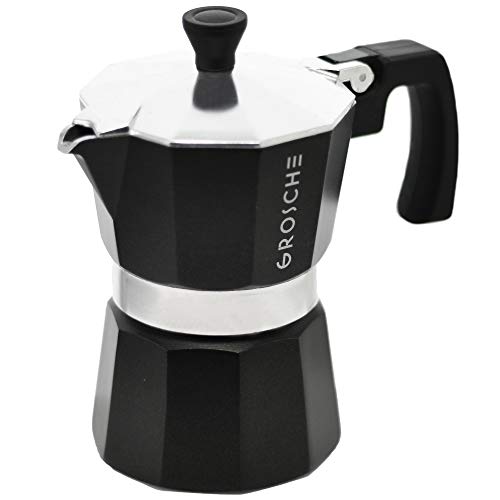 Milano Stovetop Espresso Maker Moka Pot 3 espresso Cup