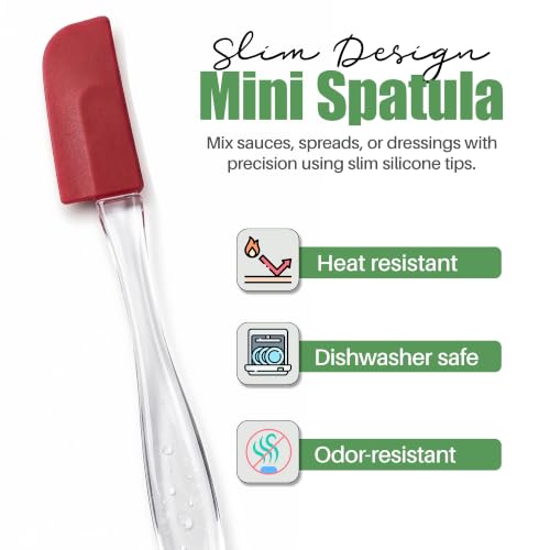 6 Piece Mini Spatula Set (6 Count)