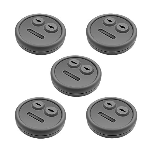 5 Pack Meat Probe Gray Grommets for Weber 85037 Smokey Mountain Cookers (5 Count)