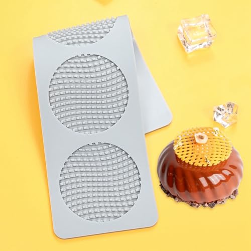 Honeycomb Lace DIY Cake Decor Silicone Mold Beehive Candy Biscuit Ice Baking Mould Round Chocolate Making Tools